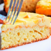 Пирог с яблоками и необыкновенно вкусной заливкой