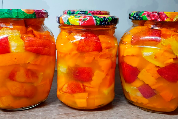 Сочное нектариновое манго из тыквы