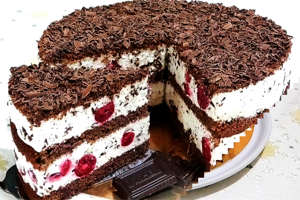 Cherry cake: десерт,торт, пирожное - 3 в 1