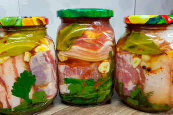Сало в рассоле со вкусом шашлыка