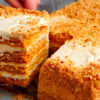 Медовик за полчаса, без взбиваний и раскатывания
