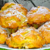 Мягкое итальянское печенье с яблоками и орехами