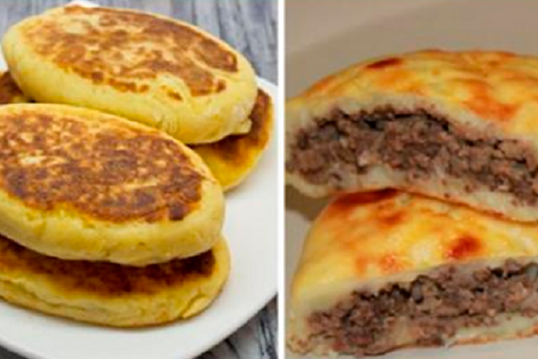 Зразы из картофеля с печеночной начинкой