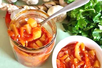 Очень вкусное кабачковое лечо с чесночком