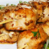 Сочный и безумно вкусный шашлык из курицы, приготовленный в духовке