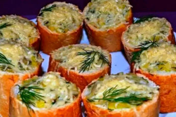 Рецепт фаршированного багета. Очень вкусно и оригинально