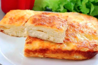 Пирог из лаваша с сыром, на скорую руку