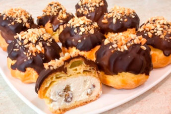 Пирожные «Мечта» с необычным творожным кремом. По вкусу чем-то напоминают глазированные сырочки