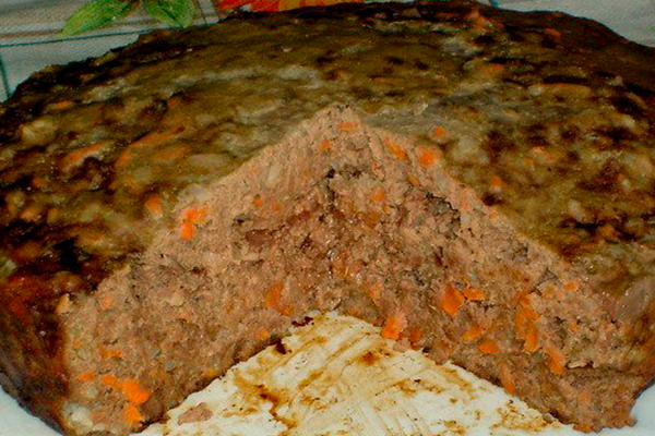 Сочный и вкусный печеночный пирог