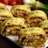 Кабачковый рулет с грибами и сыром: не калорийно и очень аппетитно!