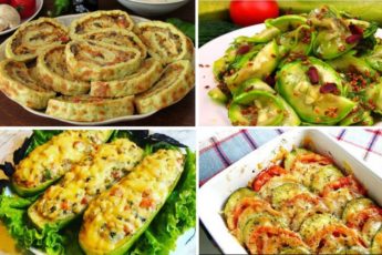 Блюда из кабачка — 4 оригинальных рецепта