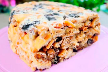Торт без выпечки, который готовится пару минут. Вкусно, да еще и полезно!