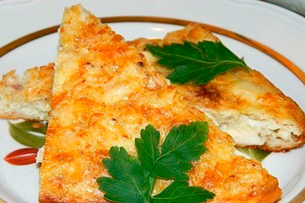 Легкая запеканка из куриной грудки